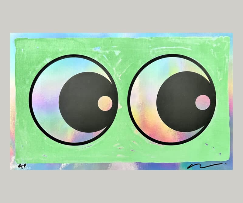Making Eyes Across The Room (Holographic Green)